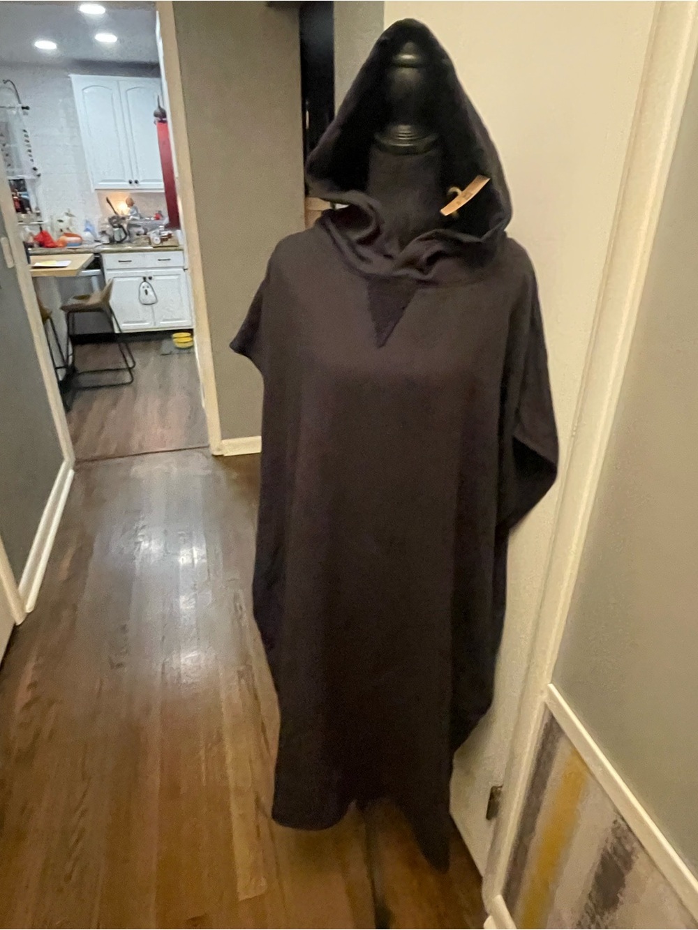 Black Hooded Poncho Cloak - Brand -sand cloud, beach cover up